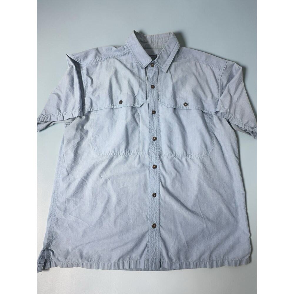 Patagonia Island Hopper Vintage Y2K Button Down Men's Large Blue Shirt